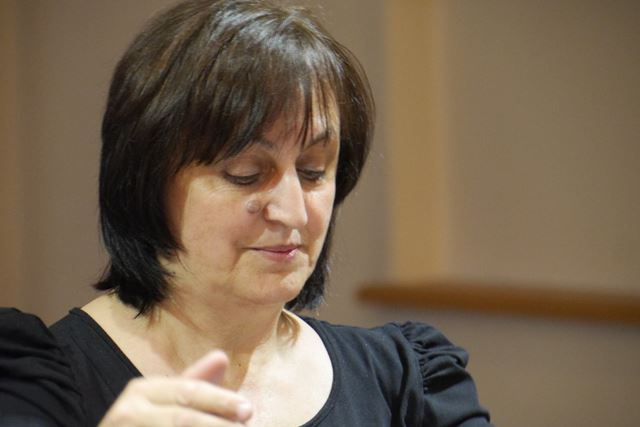 Romana Rek, umetniška vodja Komornega zbora Orfej Foto: Ludvik Rogan, Studio VILA