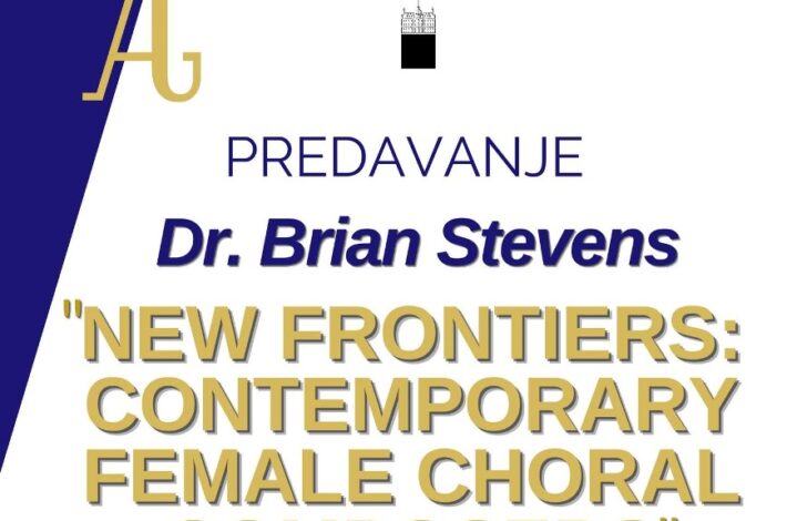 Predavanje dr. Briana Stevensa: Nove meje: sodobne zborovske skladateljice