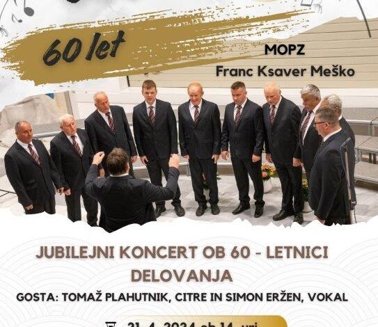 Moški pevski zbor Franc Ksaver Meško Sele – Vrhe praznuje 60 let